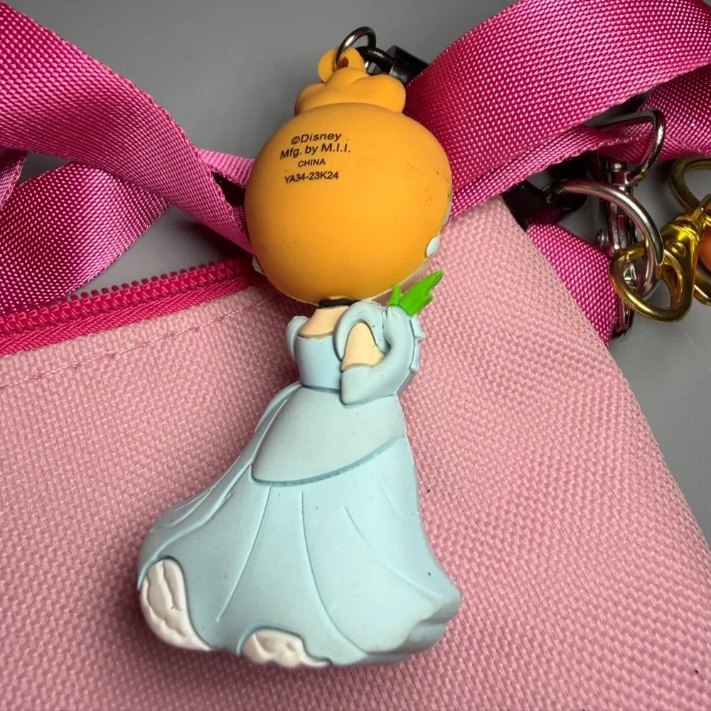 Charming Pink Kids Bag with Character Charms